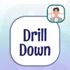 Blog cover for post explaining "drill down, a business English expression