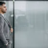 introverted businessman takes some quiet time alone
