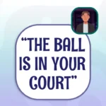 Capstone English Phrase File - The ball is in your court